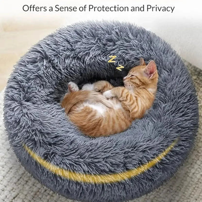 Cat sleeping in Calming bed